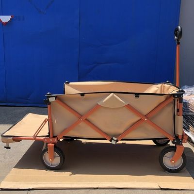車輪のトロリーに沿う調節可能なハンドル折りたたみワゴン カートの折りたたみ引き