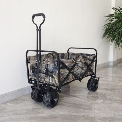 頑丈な折り畳み式の庭カート160LBの負荷4車輪キャンプ浜のトロリー