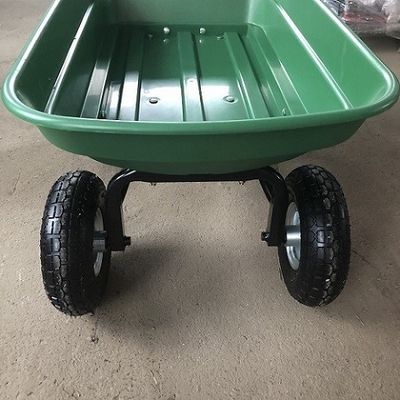 50L頑丈な庭のダンプのカートの実用的なダンプのカートの庭のダンプのトロリー