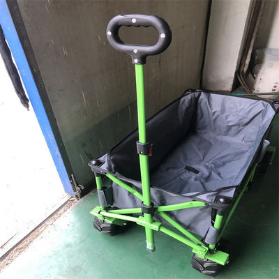 鉄骨フレームの車輪折り畳み式ワゴン カート112cm折る屋外の実用的なワゴン