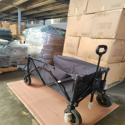 すべての地勢の車輪が付いている買物をする折り畳み式ワゴン カートの実用的な折りたたみピクニック ワゴン