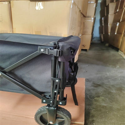 すべての地勢の車輪が付いている買物をする折り畳み式ワゴン カートの実用的な折りたたみピクニック ワゴン
