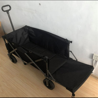 延長の普及した折り畳み式ワゴン カート128cmポリ塩化ビニールの車輪の折りたたみ浜のカート