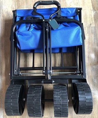 調節可能な折りたたみピクニック ワゴン屋外の折る多目的キャンプ ワゴン カート