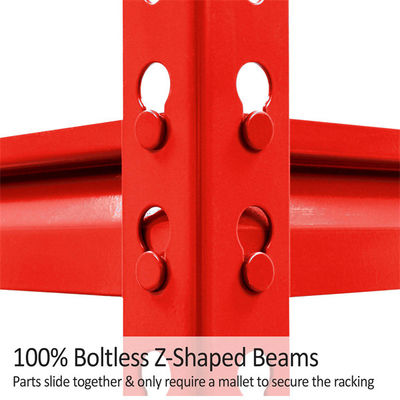 175kg Boltlessの貯蔵の棚の頑丈な金属の棚付けBoltless 700*300*1500