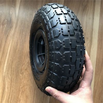 庭は10インチ袋トラック膨脹可能なトロリー車輪のゴム製空気車輪26CMを動かす