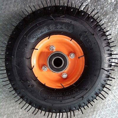 10インチの空気のトロリーは庭のための350の4つの6PRゴム製空気の車輪を動かす