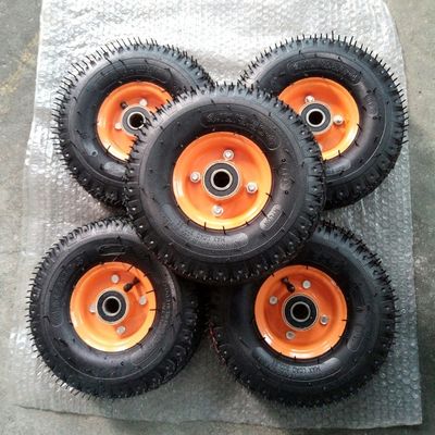 10インチの空気のトロリーは庭のための350の4つの6PRゴム製空気の車輪を動かす