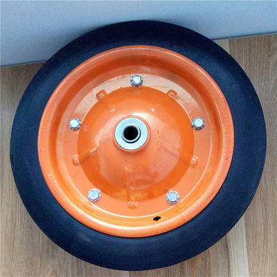 31cm 13のインチの固体ゴム製タイヤの多彩な縁の手トラックのための固体ゴム製手押し車のタイヤ