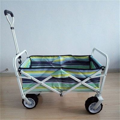 7&quot; PUの車輪の折りたたみの庭カート広い浜のカートのトロリー70kgs