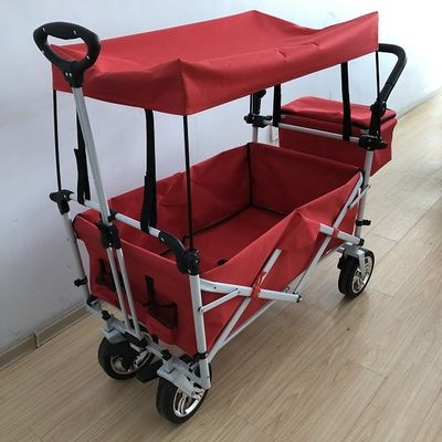 実用的なワゴン折りたたみのカート8インチおおい600Dオックスフォードの生地が付いている折り畳み式浜のトロリー