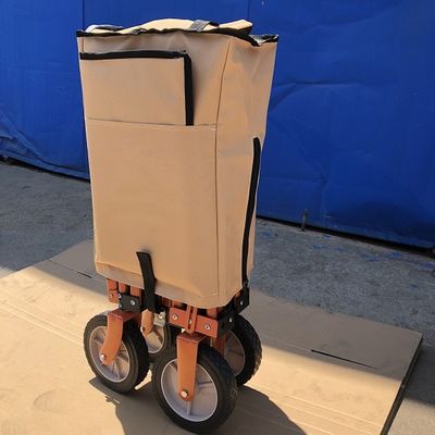 車輪のトロリーに沿う調節可能なハンドル折りたたみワゴン カートの折りたたみ引き