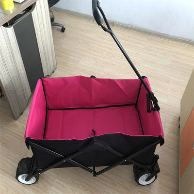 車輪11KGが付いているキャンプの屋外の庭ワゴン多目的の折りたたみワゴン カート