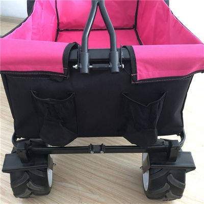 車輪11KGが付いているキャンプの屋外の庭ワゴン多目的の折りたたみワゴン カート