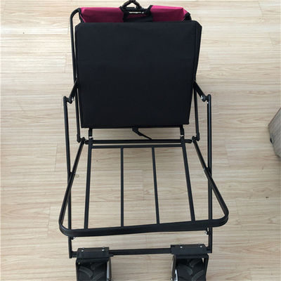 車輪11KGが付いているキャンプの屋外の庭ワゴン多目的の折りたたみワゴン カート