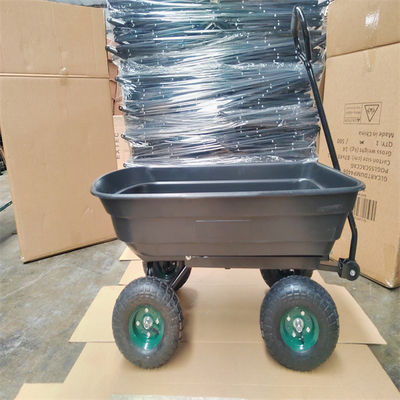 一輪車の庭のダンプカー トラックの50L容量の庭のダンプのカート