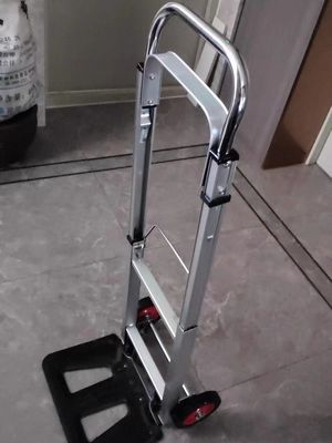 産業アルミニウム折る手のトロリー軽量の折りたたみ袋トラック