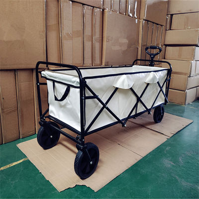 延長ボディが付いている実用的な折る屋外のキャンプの手押し車360度の回転車輪