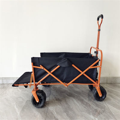 ワゴンを折る屋外OEM車輪によってカスタマイズされる色のピクニック買物をするトロリー