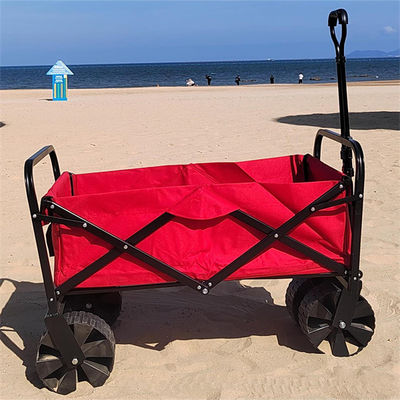 ロール容器すべての地勢の車輪キャンプ浜折りたたみワゴン折りたたみのカート