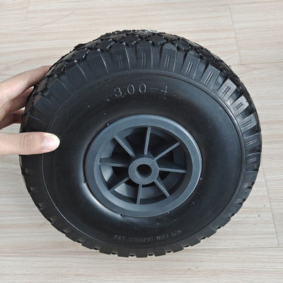 10インチ3.00-4の手トラックのトロリー トロッコのための空気のゴム製タイヤの車輪