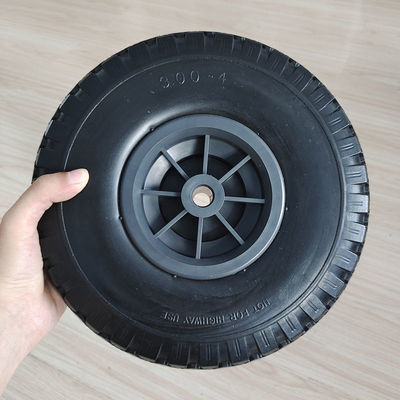 10インチ3.00-4の手トラックのトロリー トロッコのための空気のゴム製タイヤの車輪