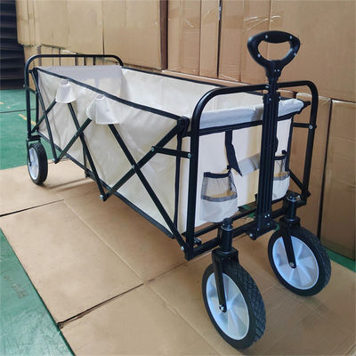 容易な制御折りたたみ買物車の金属フレームの折るキャンプ ワゴン