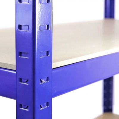 5つの層の産業棚の鋼鉄棚付けの倉庫は単位に棚に置く貯蔵の棚に棚に置く