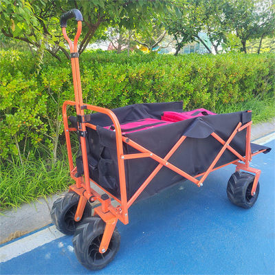 PUの車輪のピクニック折り畳み式多目的屋外のキャンプの庭カートのトロリー
