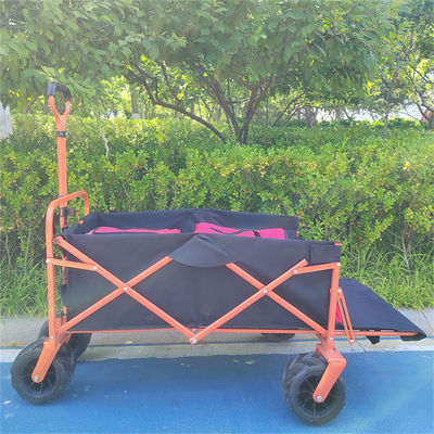 PUの車輪のピクニック折り畳み式多目的屋外のキャンプの庭カートのトロリー