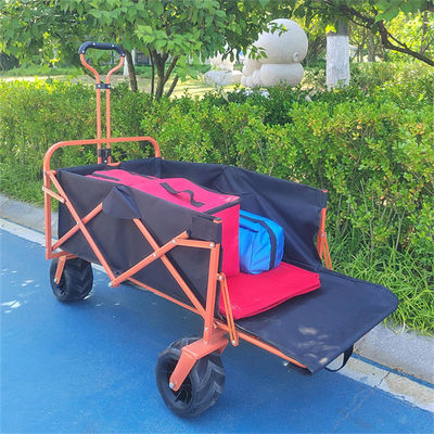 PUの車輪のピクニック折り畳み式多目的屋外のキャンプの庭カートのトロリー