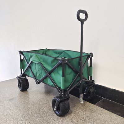 二重デッキのオックスフォードの布の折りたたみステーション ワゴンの金属フレームのキャンプ ワゴン