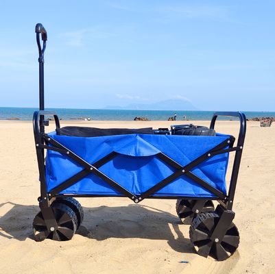 折るキャンプのカート広いPPの車輪の大容量の折りたたみステーション ワゴンのカート