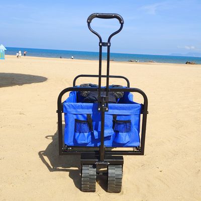 折るキャンプのカート広いPPの車輪の大容量の折りたたみステーション ワゴンのカート