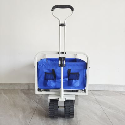 カスタマイズされた折りたたみボディ構造PPの車輪はカートの折りたたみのキャンプ ワゴンを浜に引き上げる