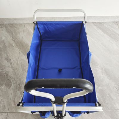 カスタマイズされた折りたたみボディ構造PPの車輪はカートの折りたたみのキャンプ ワゴンを浜に引き上げる