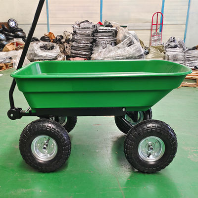 普及した手の引きの庭のダンプは350-4空気の車輪50L容量を運ぶ