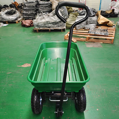 普及した手の引きの庭のダンプは350-4空気の車輪50L容量を運ぶ