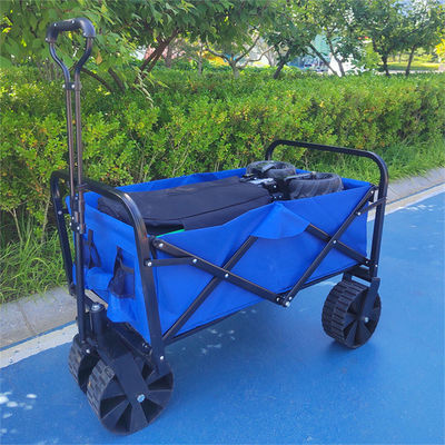 手車車輪の調節可能な折るワゴンが付いている折り畳み式ワゴン カートの買物車