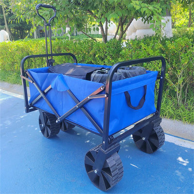 手車車輪の調節可能な折るワゴンが付いている折り畳み式ワゴン カートの買物車