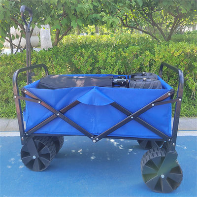 手車車輪の調節可能な折るワゴンが付いている折り畳み式ワゴン カートの買物車