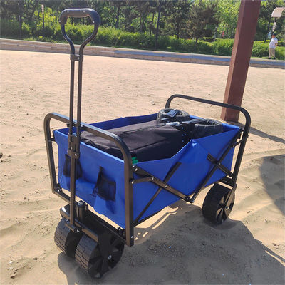 手車車輪の調節可能な折るワゴンが付いている折り畳み式ワゴン カートの買物車