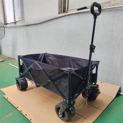 4つの車輪の屋外の折るトロリー カート折りたたみ実用的なプッシュ プル ワゴン カート