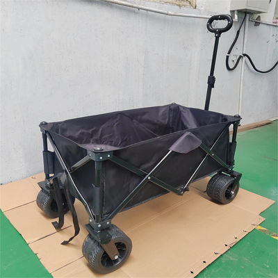 4つの車輪の屋外の折るトロリー カート折りたたみ実用的なプッシュ プル ワゴン カート