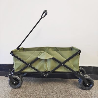 広い車輪折りたたみ浜のカートの多目的キャンプのカートの折りたたみのベビーカー ワゴン