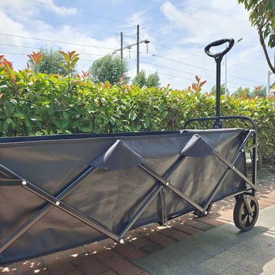 折りたたみピクニック キャンプのカート延長容量の折りたたみワゴン4大きいポリ塩化ビニールの車輪