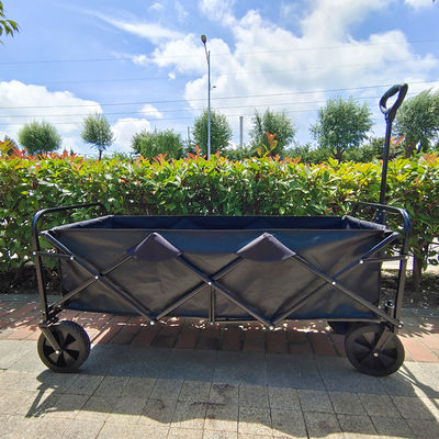 折りたたみピクニック キャンプのカート延長容量の折りたたみワゴン4大きいポリ塩化ビニールの車輪