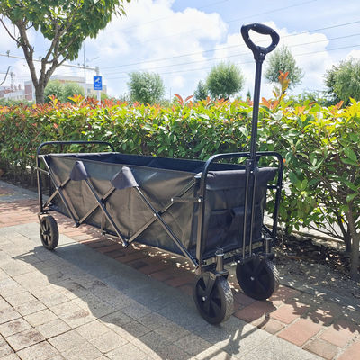 折りたたみピクニック キャンプのカート延長容量の折りたたみワゴン4大きいポリ塩化ビニールの車輪