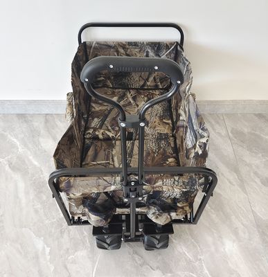 頑丈な折り畳み式の庭カート160LBの負荷4車輪キャンプ浜のトロリー