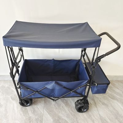 折りたたむキャンピングカート ビーチ トロリーカート 屋根付き ドリーズ 折りたたむカート